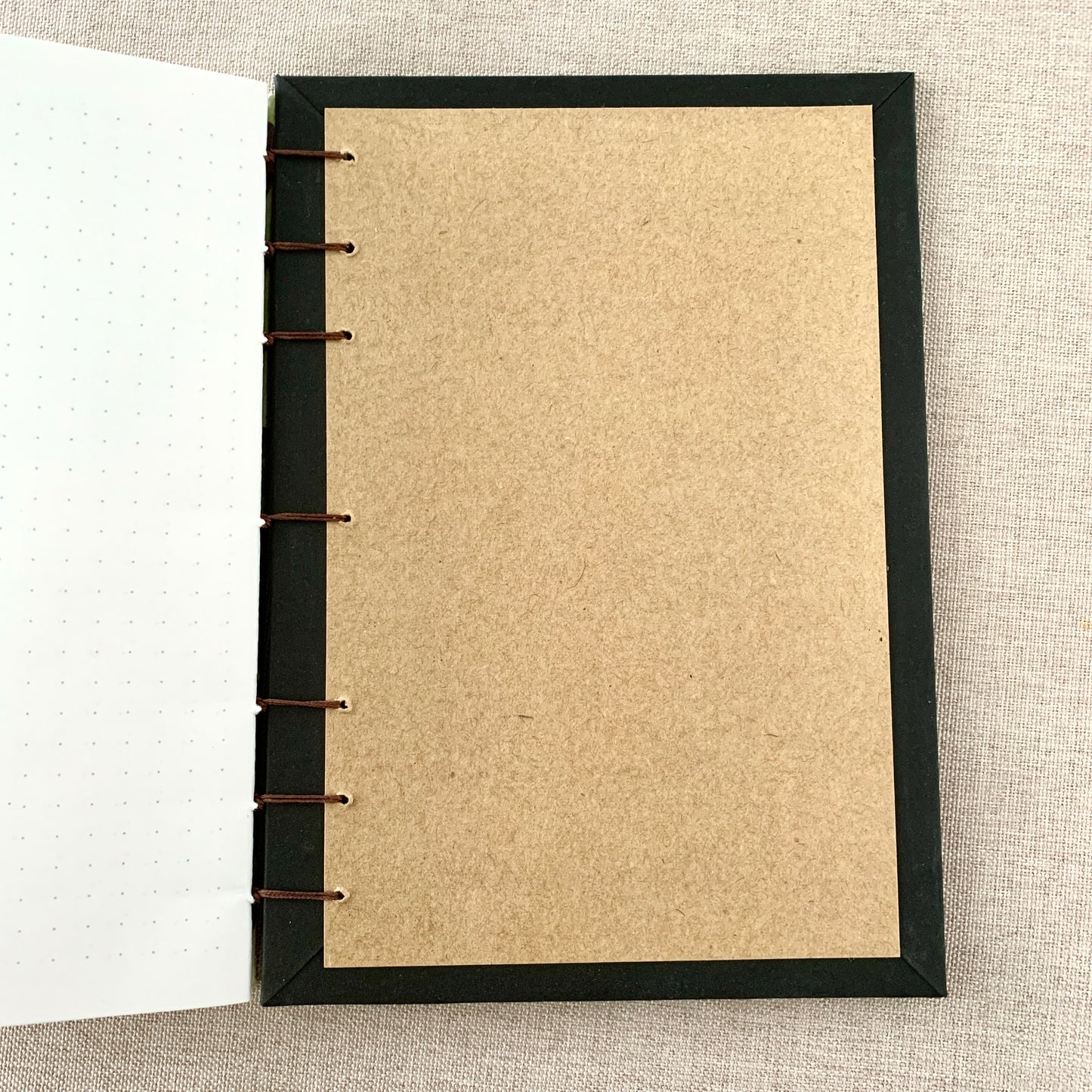 Butterfly Script - Coptic Journal - A6 - 4x6 Dot Grid - Bullet Journal by FP Journals