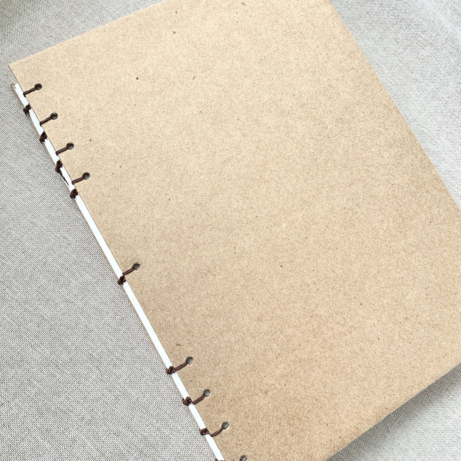 Kraft - Coptic Journal - A5 - 6x8 Dot Grid - Bullet Journal - Planner  by FP Journals