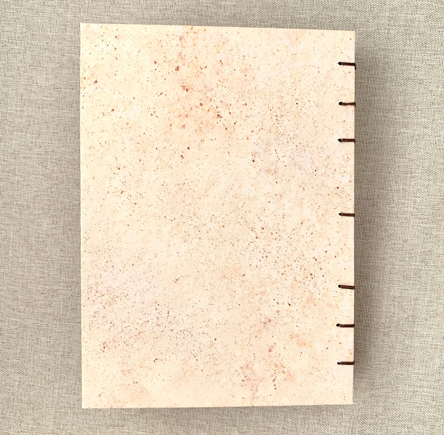 Dirt - Coptic Journal - A6 - 5mm Line Spacing - Coptic Binding - 4" x  by FP Journals