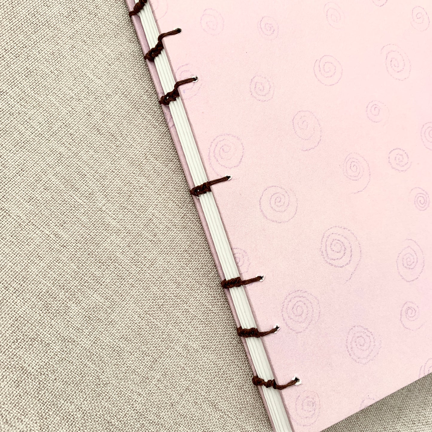Pastel Swirl - Coptic Journal - A6 - 4x6 Dot Grid - Bullet Journal - P by FP Journals