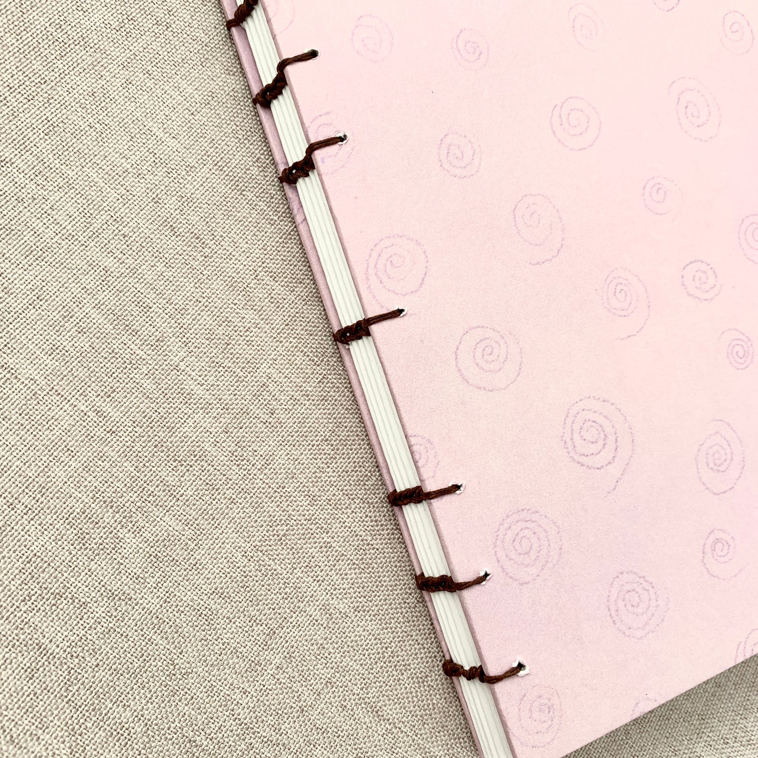 Pastel Swirl - Coptic Journal - A6 - 4x6 Dot Grid - Bullet Journal - P by FP Journals
