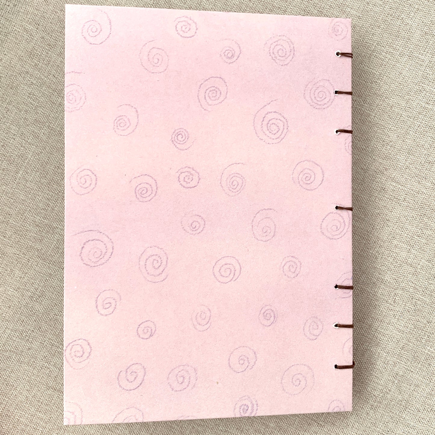 Pastel Swirl - Coptic Journal - A6 - 4x6 Dot Grid - Bullet Journal - P by FP Journals