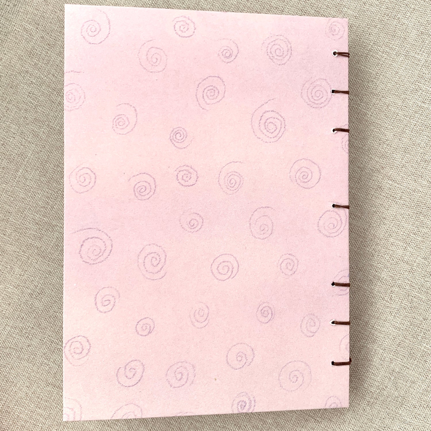 Pastel Swirl - Coptic Journal - A6 - 4x6 Dot Grid - Bullet Journal - P by FP Journals