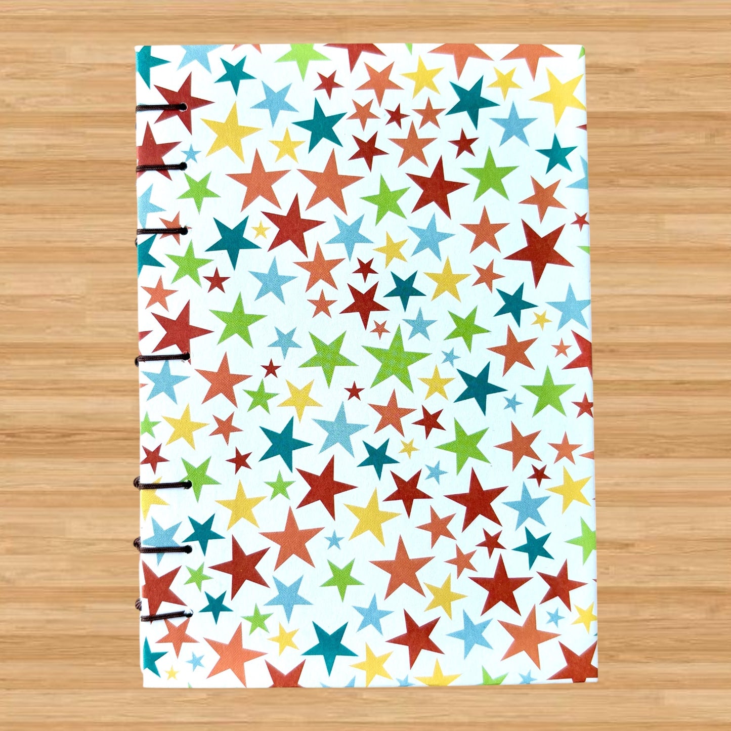 All Star - A6 - Dot Grid - Coptic Bound - Fountain Pen Notebook - Handmade Journal