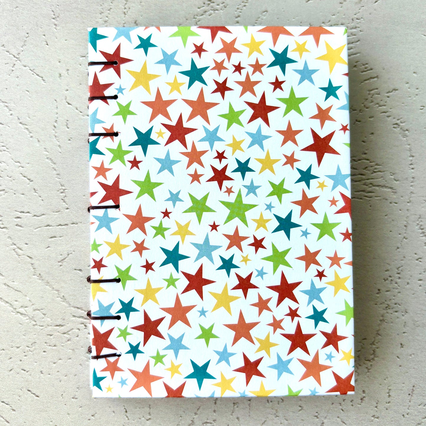 All Star - A6 - Dot Grid - Coptic Bound - Fountain Pen Notebook - Handmade Journal