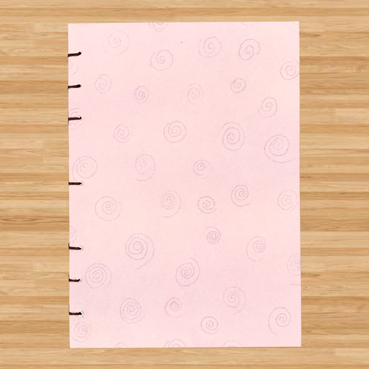 Pastel Swirl - Coptic Journal - A6 - 4x6 Dot Grid - Bullet Journal - P by FP Journals