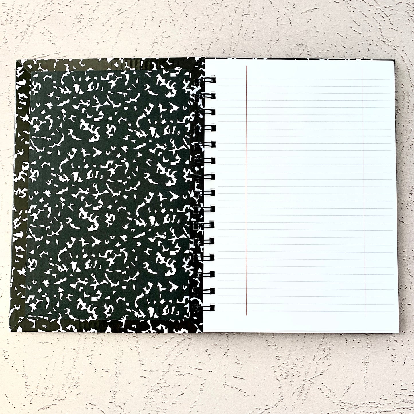 Marble Composition Book - A5 - Composition Lined - Spiral Bound - Handmade Fountain Pen Notebook
