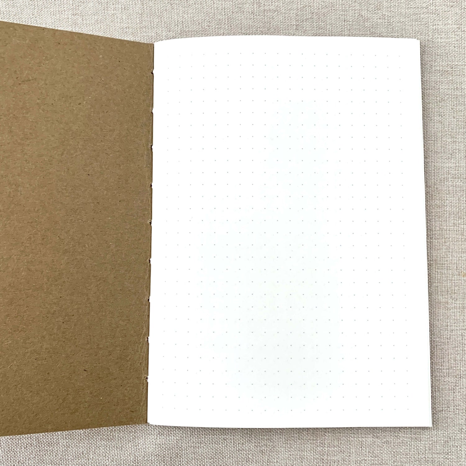 Kraft Dot Grid Travel Journal Insert - A6 - Dot Grid - Fountain Pen Fr by FP Journals