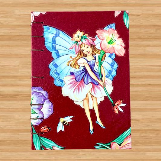 Fairy - A6 - Dot Grid - Coptic Bound - Fountain Pen Notebook - Handmade Journal