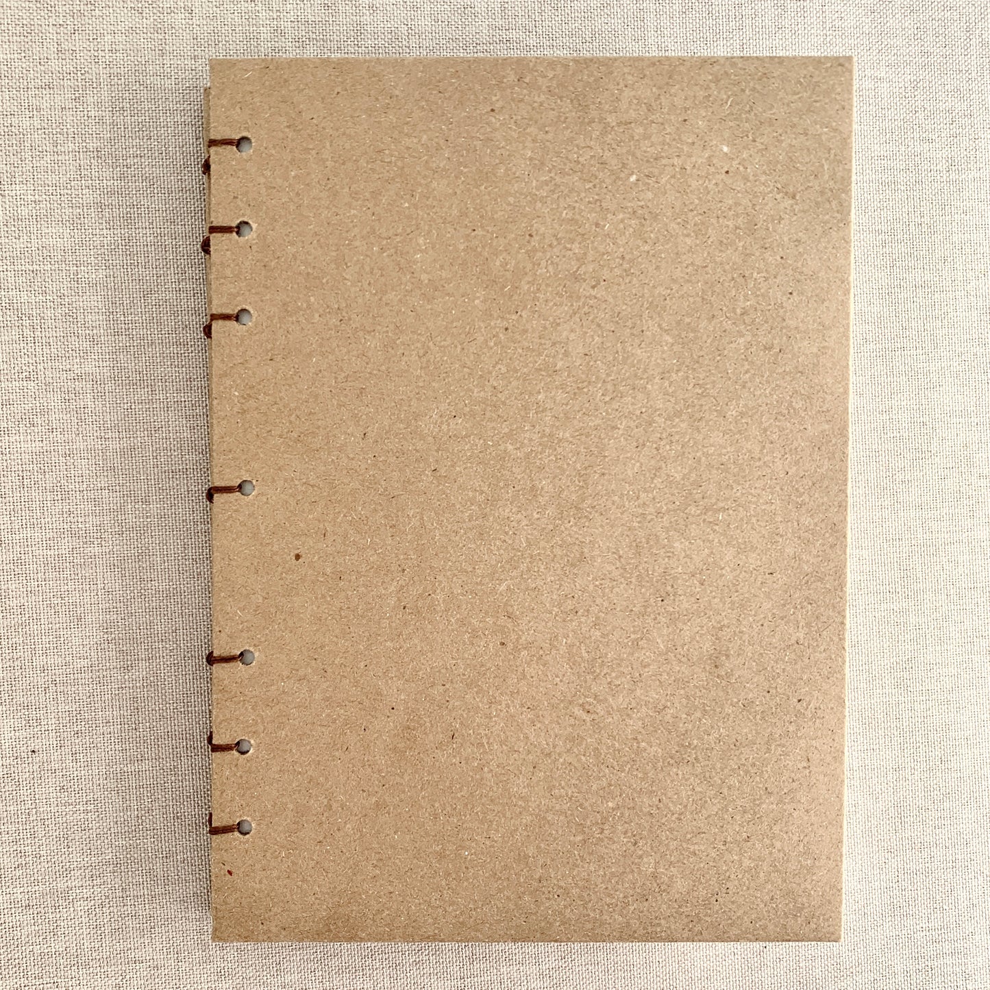 Kraft - A6 - Dot Grid - Coptic Bound - Fountain Pen Notebook - Handmade Journal